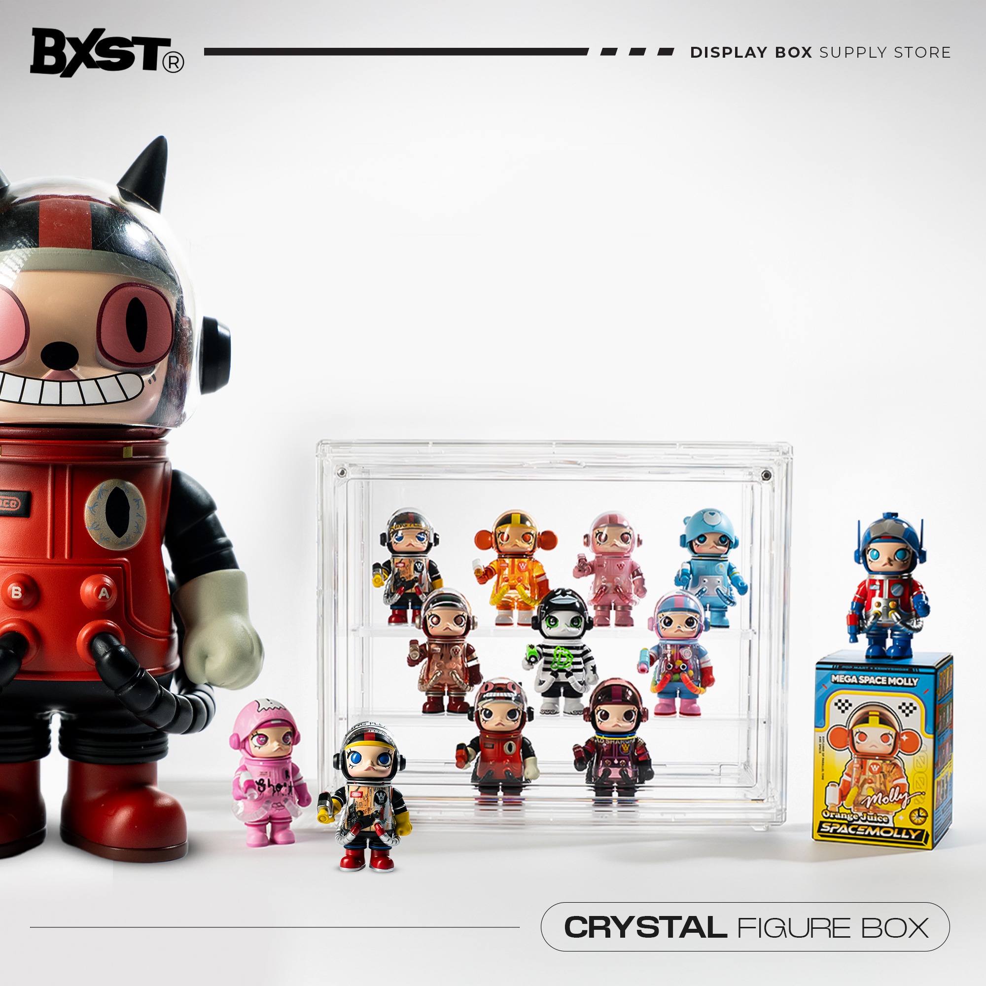 「CRYSTAL」FIGURE BOX - CLEAR