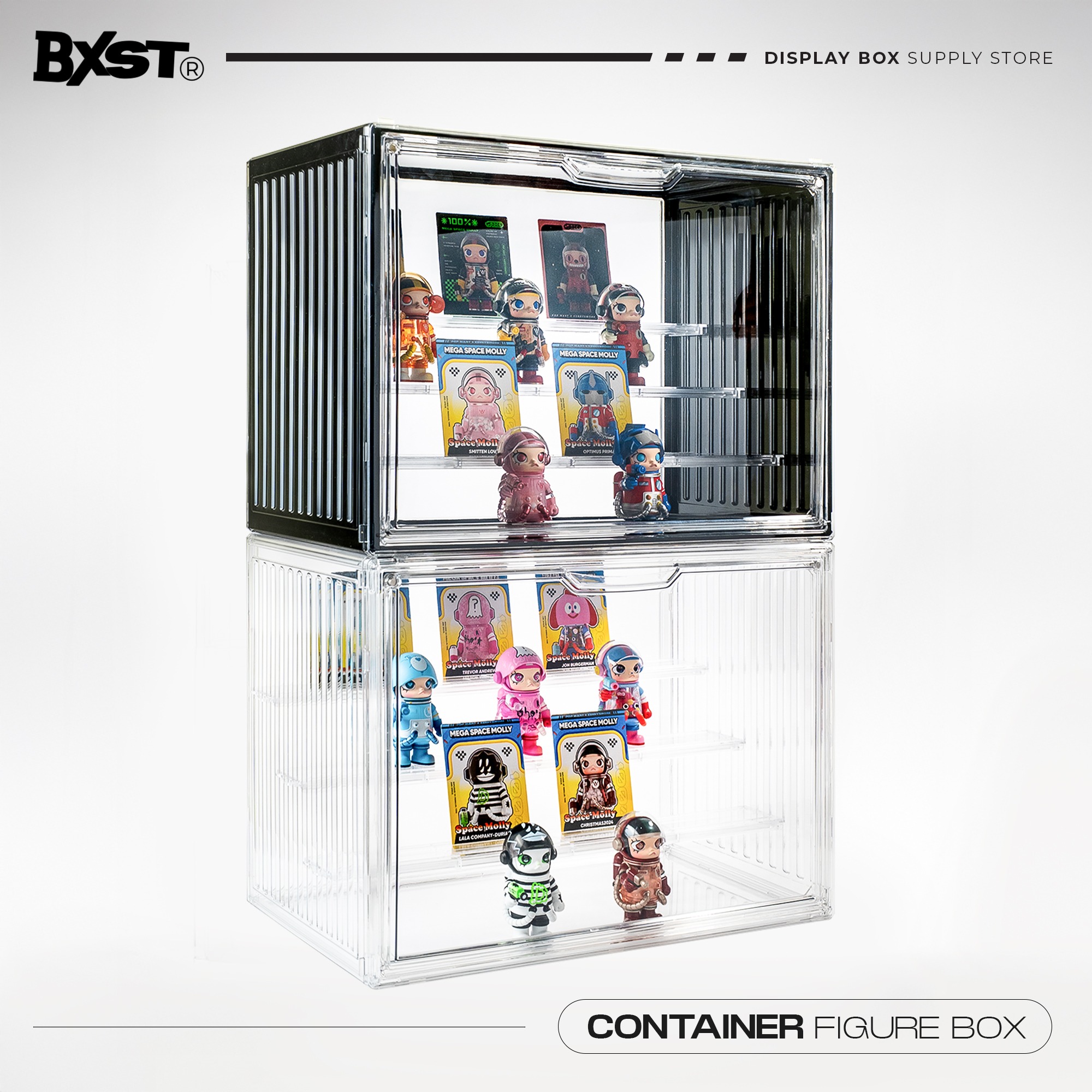 「CONTAINER」FIGURE BOX - CLEAR