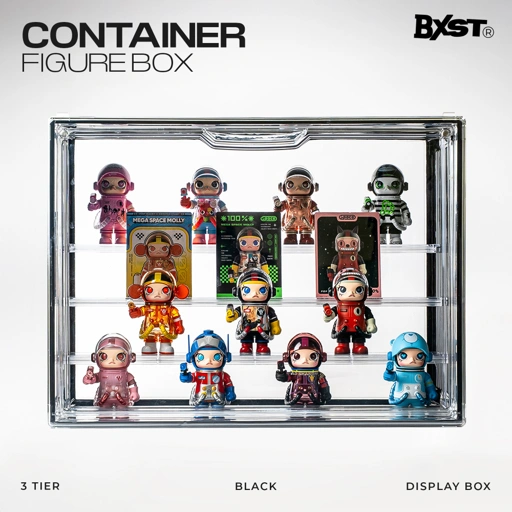 Image of 「CONTAINER」FIGURE BOX - BLACK