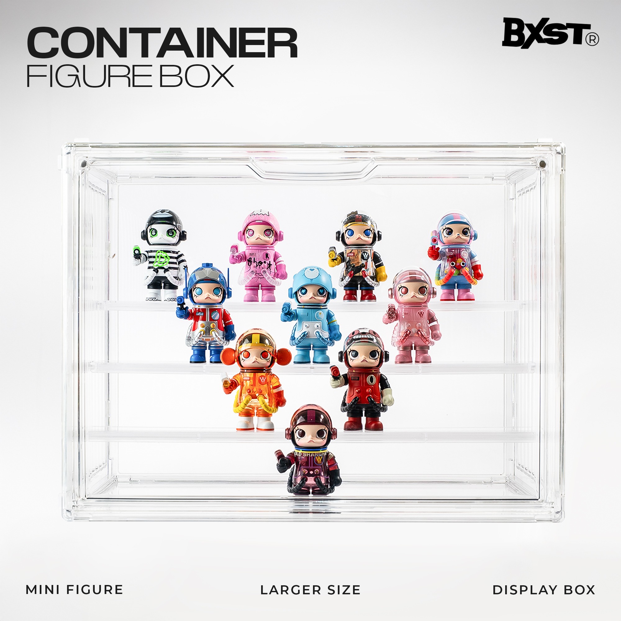 「CONTAINER」FIGURE BOX - CLEAR