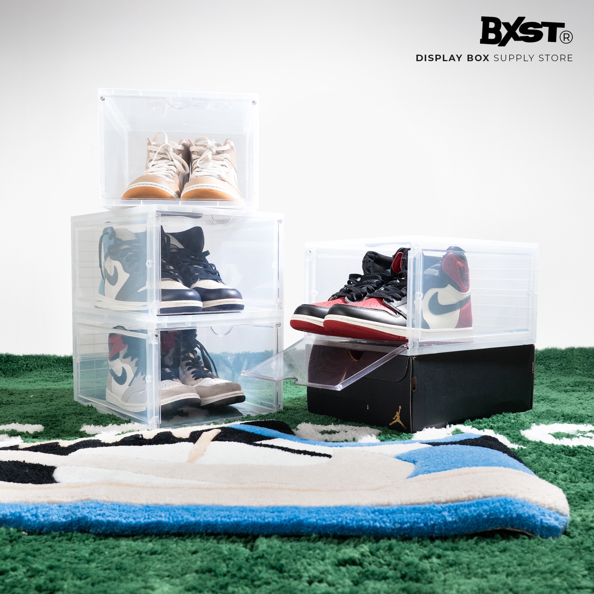 「RODY」SHOE BOX FRONT DROP - TRANSPARENT