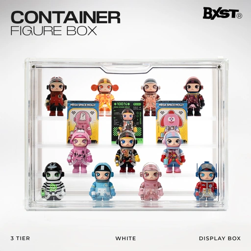 Image of 「CONTAINER」FIGURE BOX - WHITE