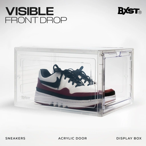 「VISIBLE」SHOE BOX FRONT DROP - CLEAR