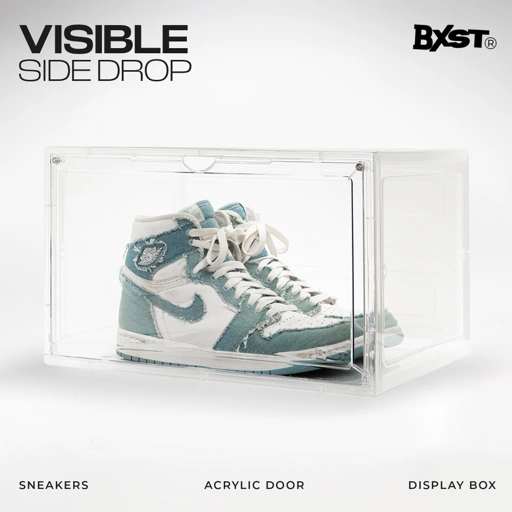 Image of 「VISIBLE」SHOE BOX SIDE DROP - CLEAR