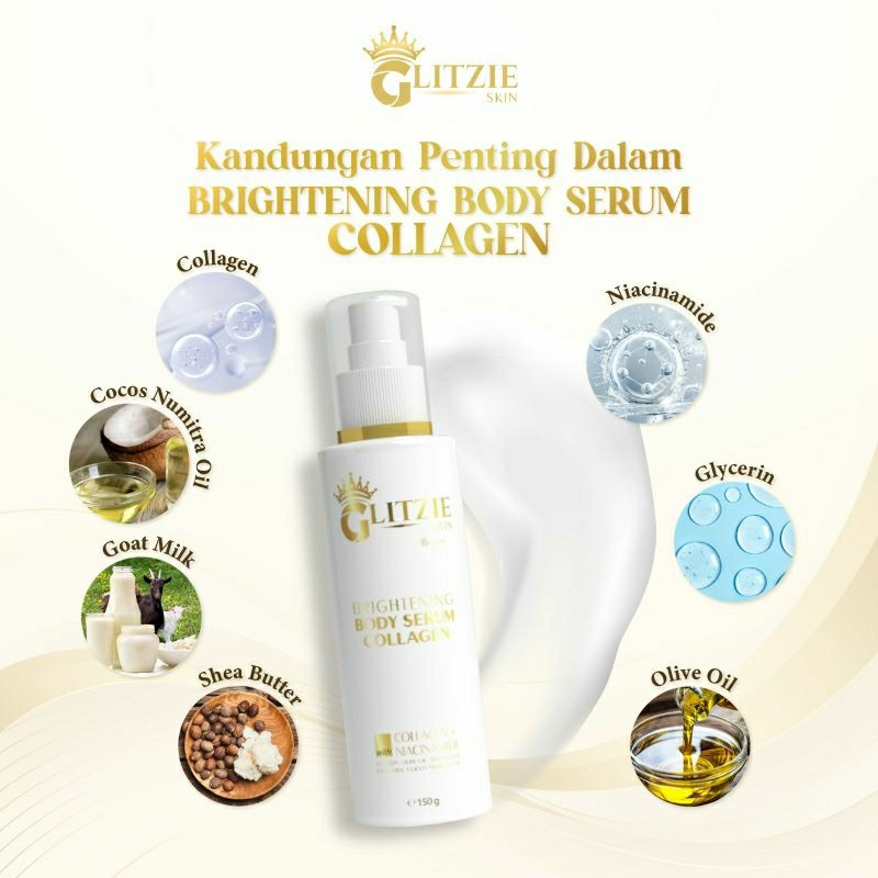 Glitzie Brightening Body Serum Collagen