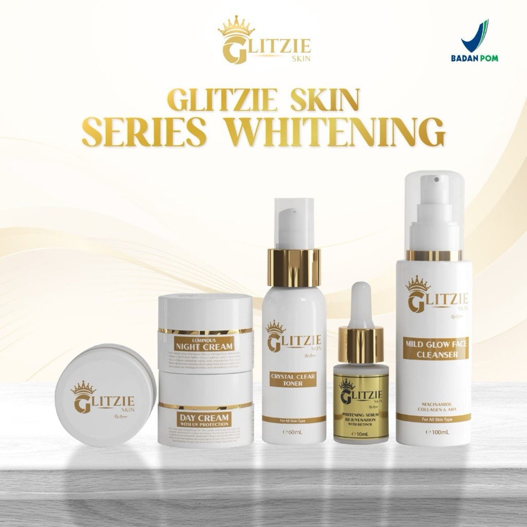 Glitzie Paket Skincare Booster Collagen Whitening Skincare by Glitzie
