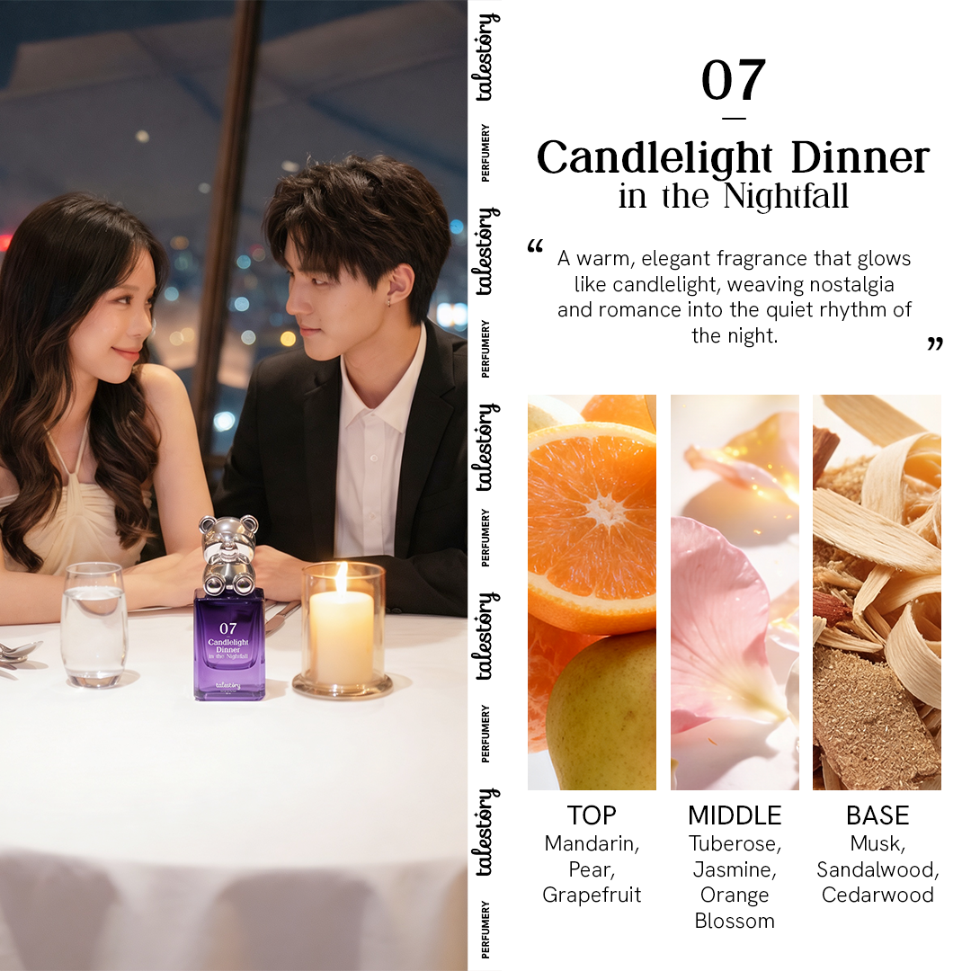 Talestory 07 - Candlelight Dinner in the Nightfall | Extrait de Parfum - 50ml | Unisex Perfume