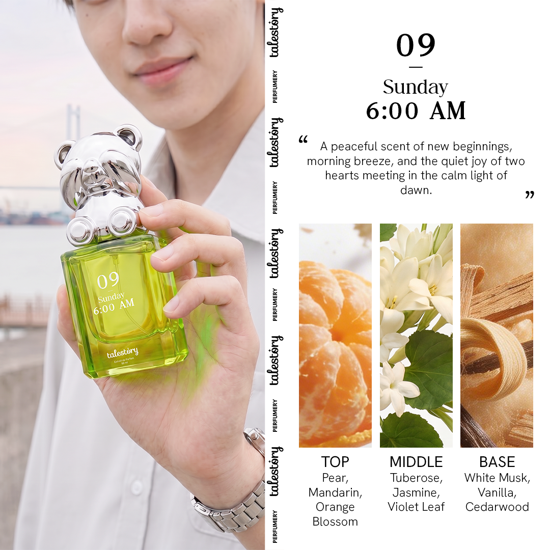 Talestory 09 - Sunday 6:00 AM | Extrait de Parfum - 50ml | Unisex Perfume