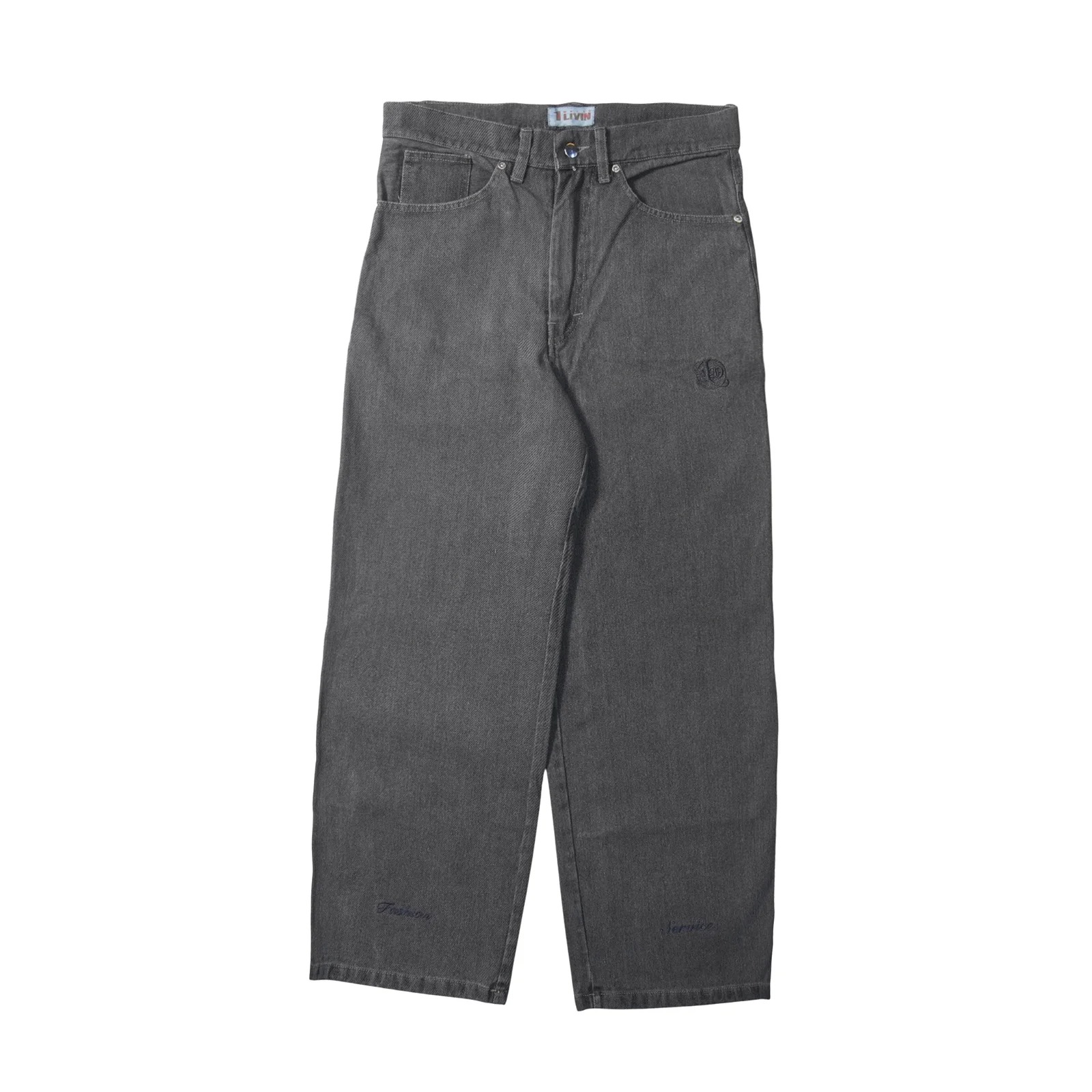 GRAY WASHED DENIM