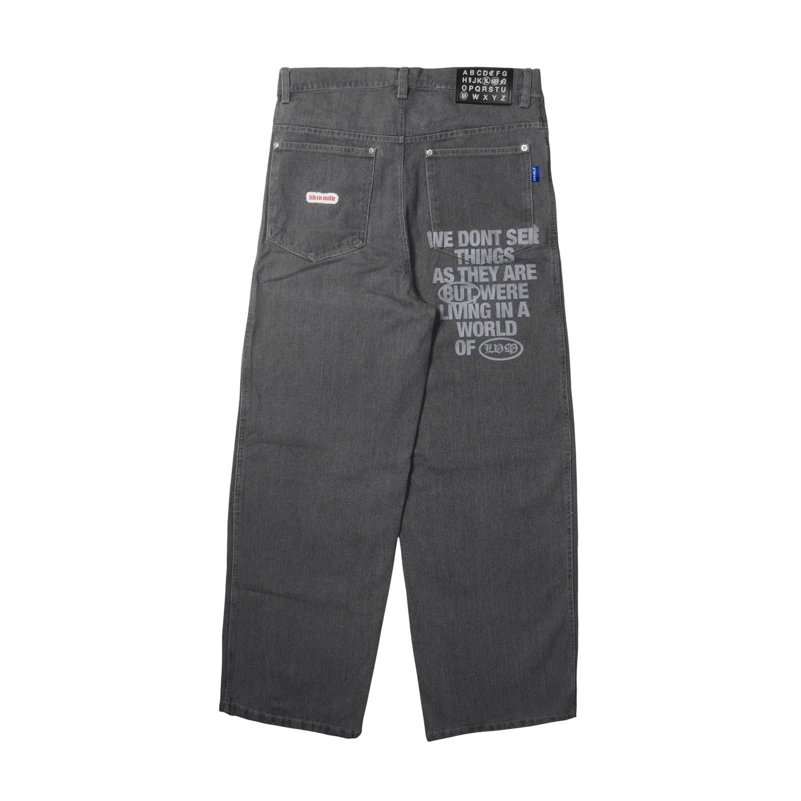 GRAY WASHED DENIM