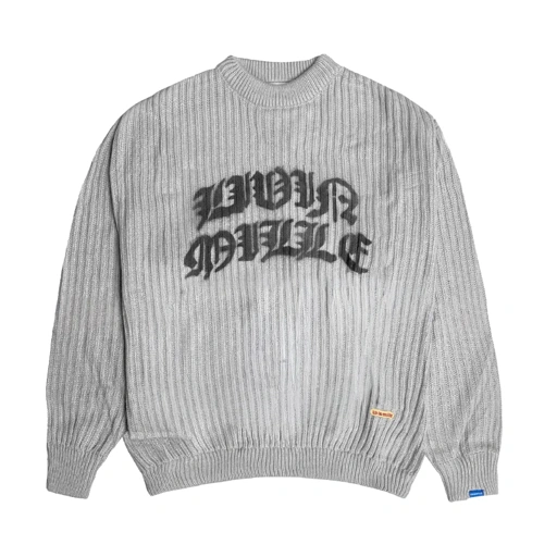 Image of LIVINMILLE WARP LOGO KNIT