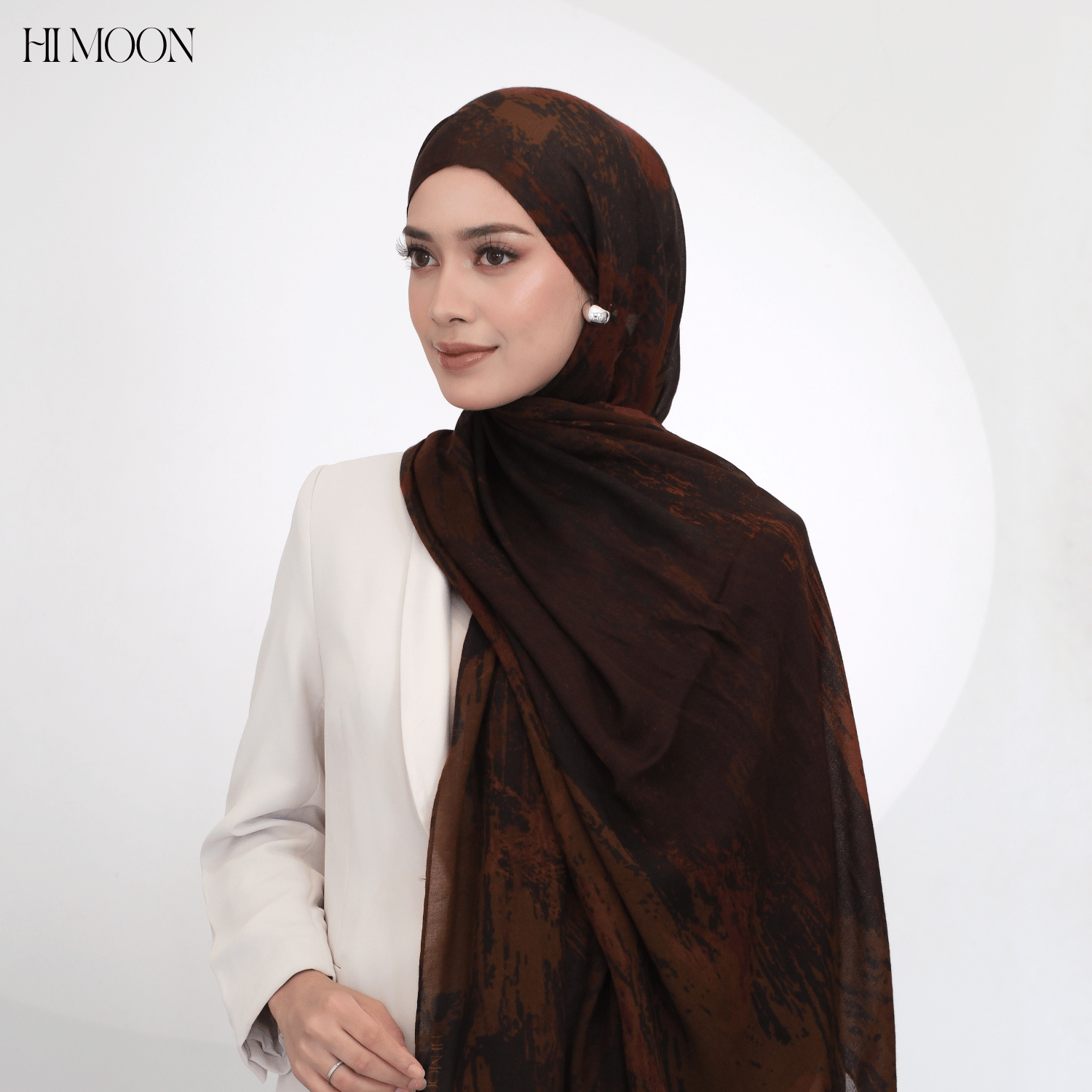 Canvas Series - Pashmina Printed Viscose Modal - breathable - soft - flowy - Pashmina Himoon