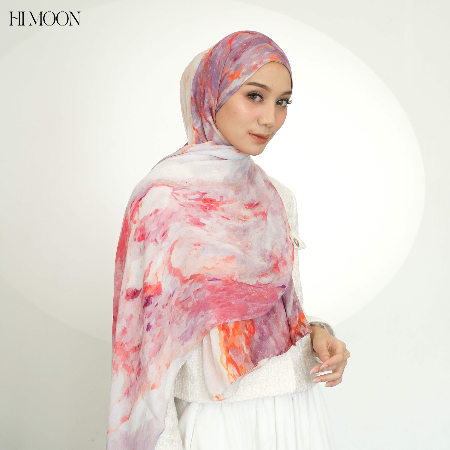 Marble Series/Pashmina Printed Viscose Modal/Pashmina Himoon/Pashmina Motif