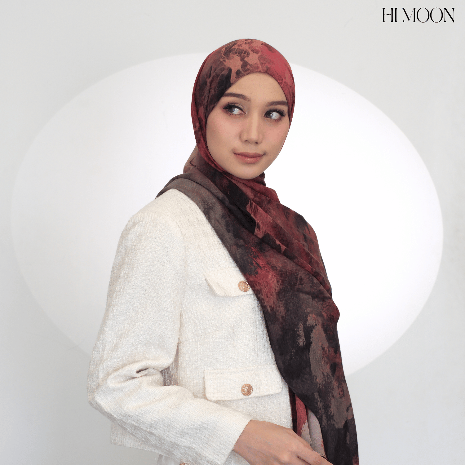 Nebula Series Pashmina Printed Viscose Modal  - Pashmina Printed Pashmina hijab shawl premium - Pashmina Motif Bahan Viscose Premium airtech