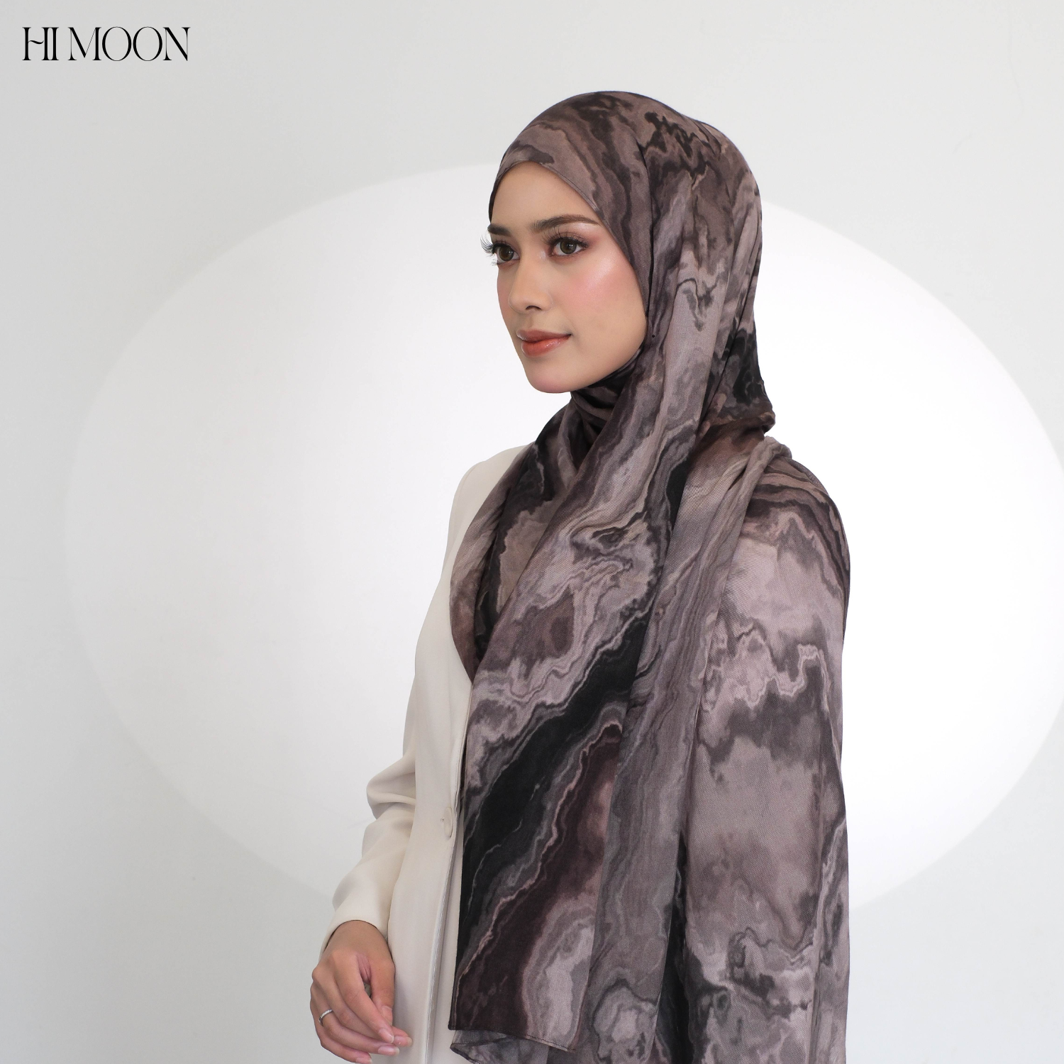 Marble Series/Pashmina Printed Viscose Modal/Pashmina Himoon/Pashmina Motif