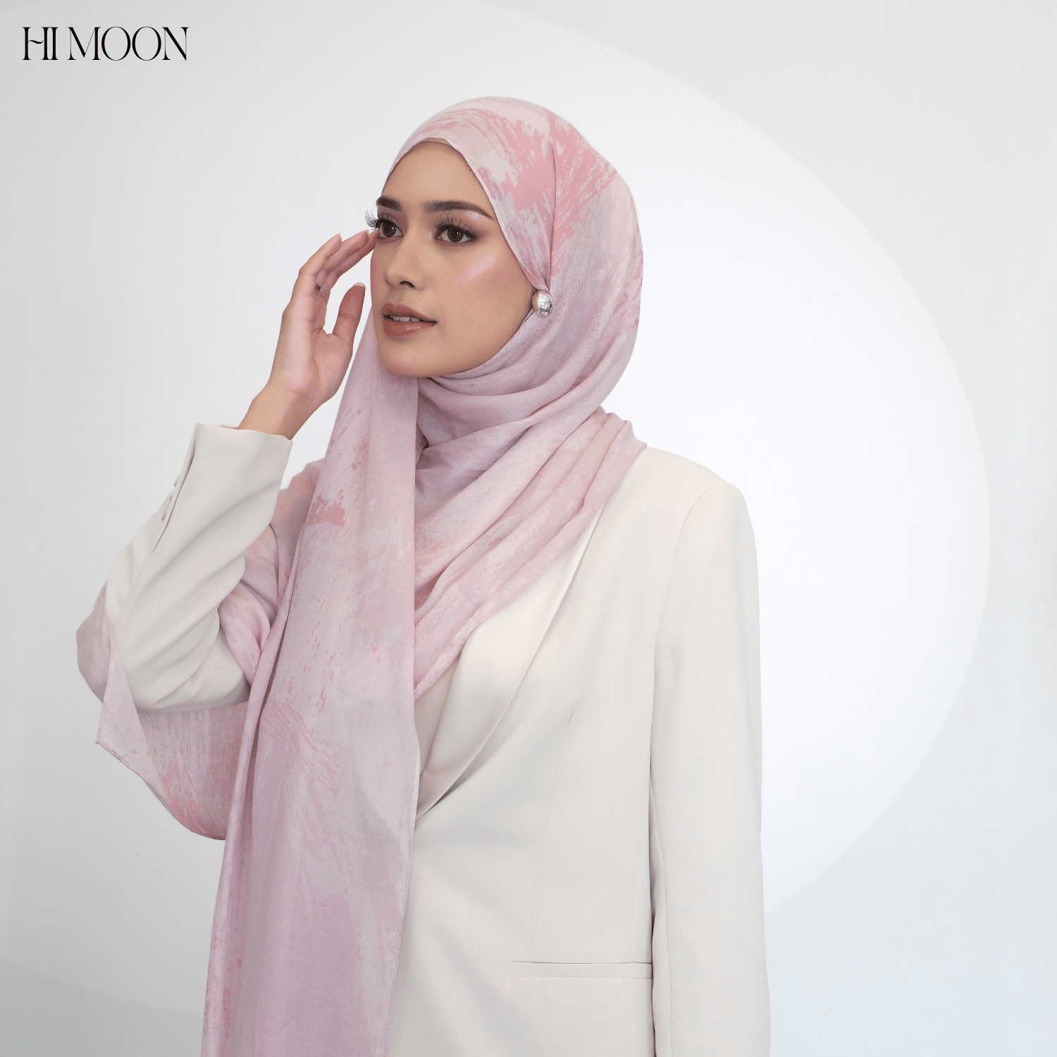 Canvas Series - Pashmina Printed Viscose Modal - breathable - soft - flowy - Pashmina Himoon