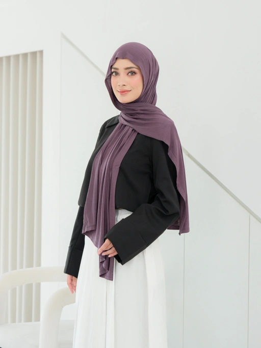 Image of Lunara Shawl Shadow - pashmina premium - Rayon Modal Stretch