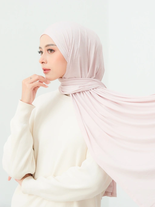 Image of Lunara Shawl Baby Pink - pashmina premium - Rayon Modal Stretch