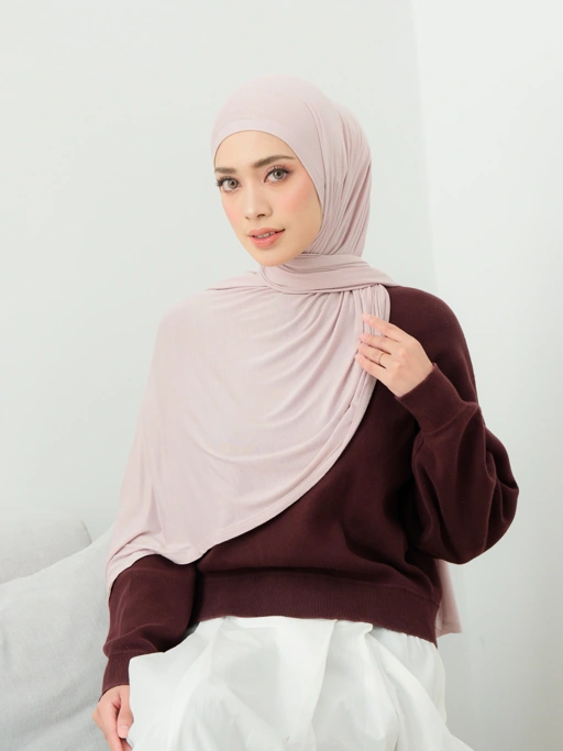 Image of Lunara Shawl Dusty Pink - pashmina premium - Rayon Modal Stretch