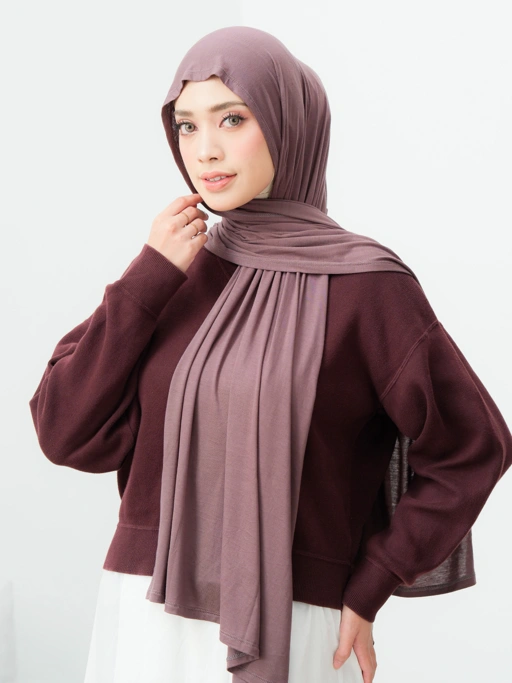 Image of Lunara Shawl Brown - pashmina premium - Rayon Modal Stretch