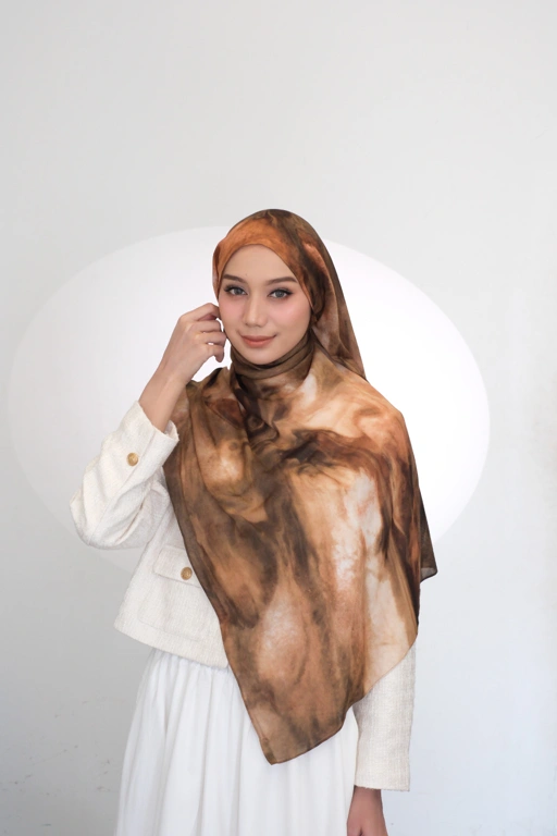 Marble Series/Pashmina Printed Viscose Modal/Pashmina Himoon/Pashmina Motif