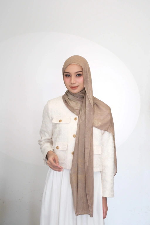 Canvas Series - Pashmina Printed Viscose Modal - breathable - soft - flowy - Pashmina Himoon