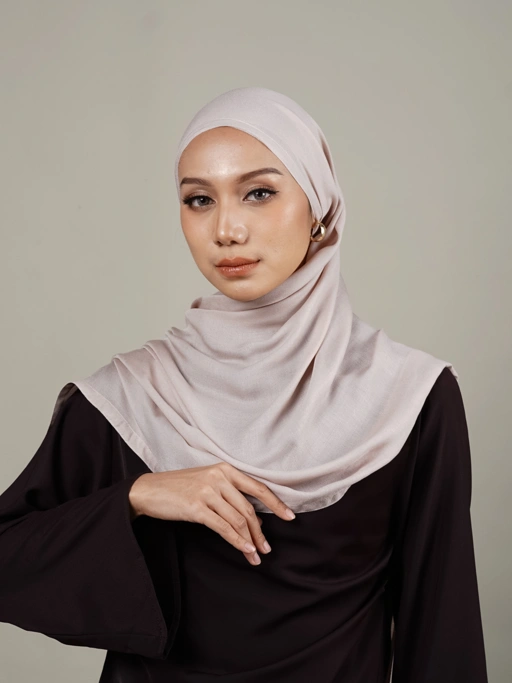 Image of Ruma Scarves Rose Pashmina Viscose