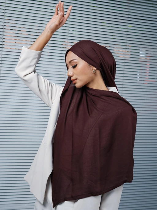 Image of Ruma Scarves Espresso Pashmina Viscose