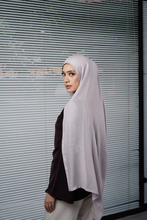 Image of Ruma Scarves Mauve Pashmina Viscose
