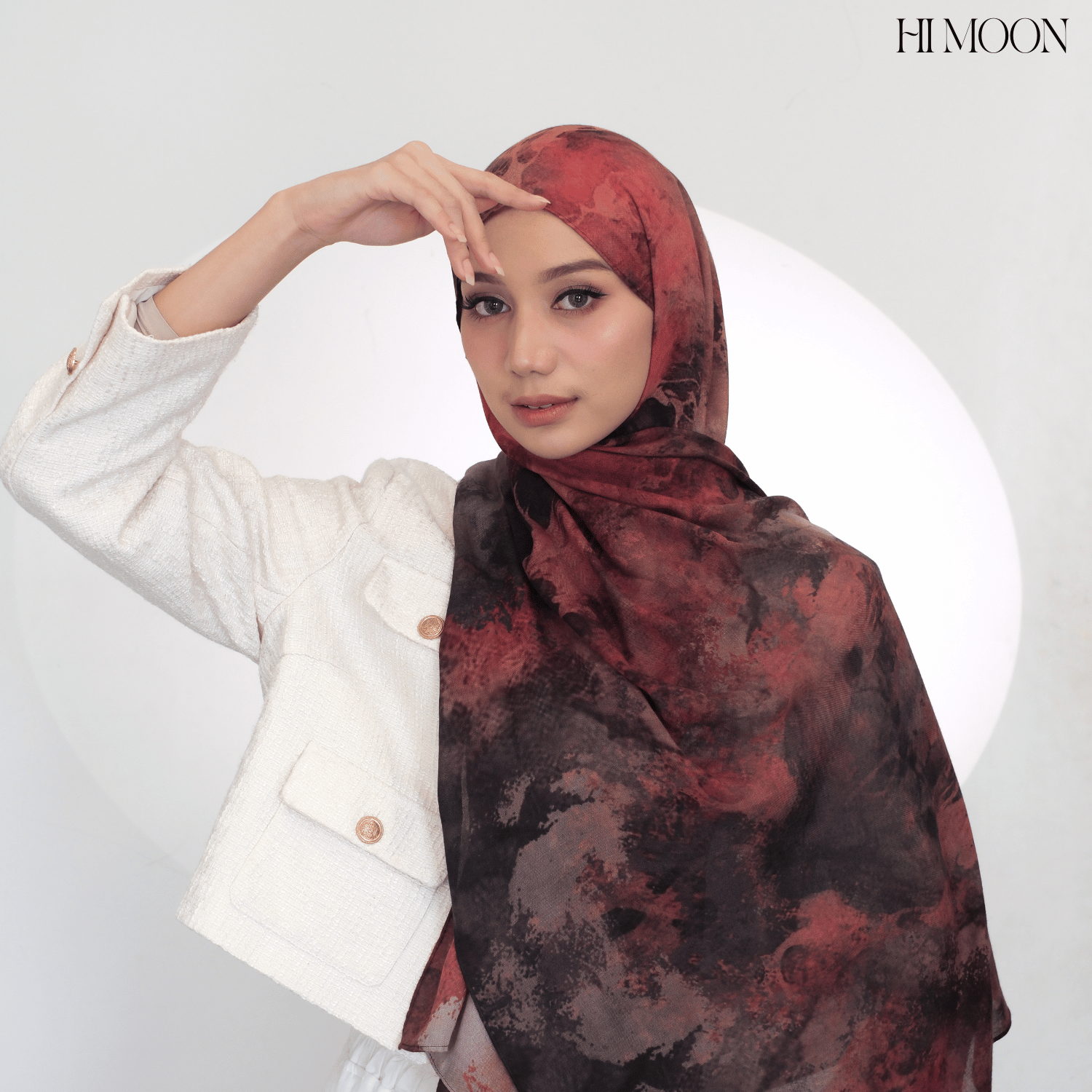 Nebula Series Pashmina Printed Viscose Modal  - Pashmina Printed Pashmina hijab shawl premium - Pashmina Motif Bahan Viscose Premium airtech