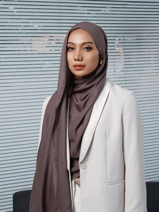 Image of Ruma Scarves Mocca Pashmina Viscose