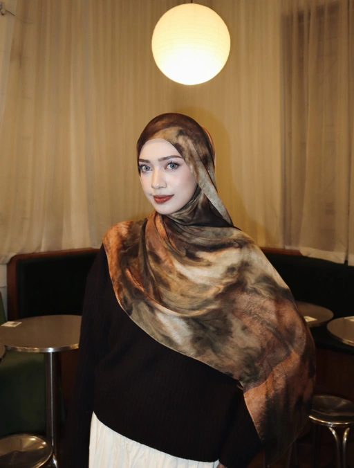Image of Terra Series Ember Pashmina Printed Modals