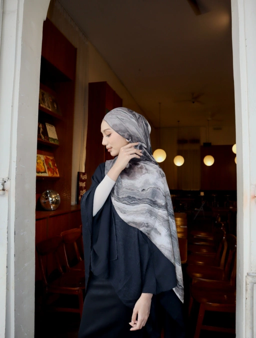 Image of Terra Series Stone Pashmina Printed Modals