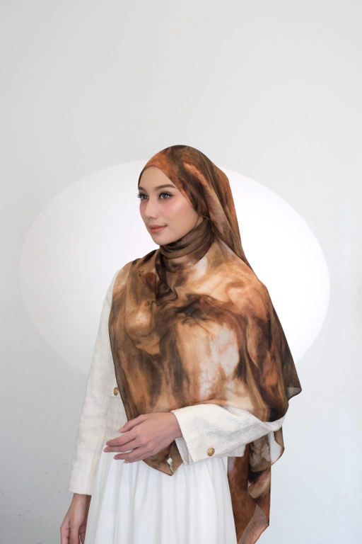 Marble Series/Pashmina Printed Viscose Modal/Pashmina Himoon/Pashmina Motif