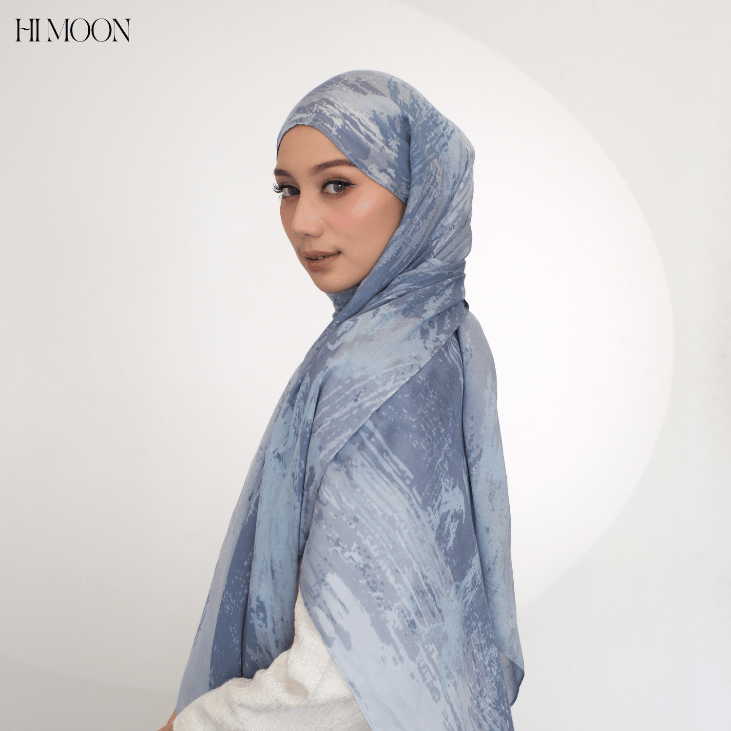 Canvas Series - Pashmina Printed Viscose Modal - breathable - soft - flowy - Pashmina Himoon