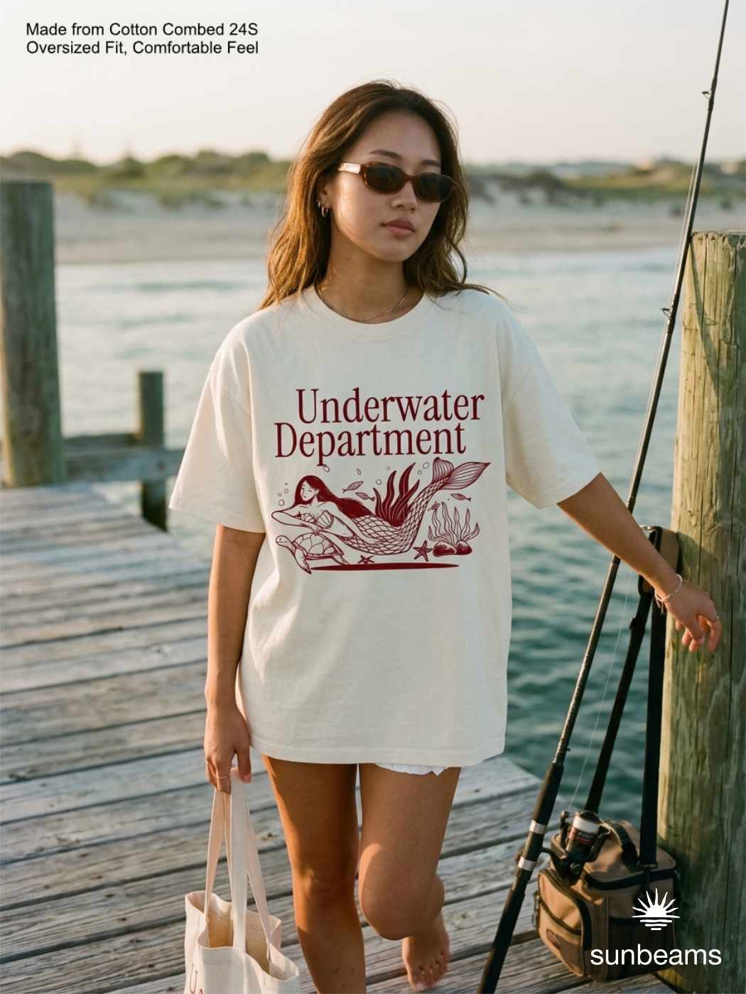 Kaos Oversized 24S Broken White Undewater Department Mermaid