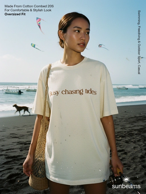 Image of Kaos Unisex Oversize 20S, Busy Chasing Tides