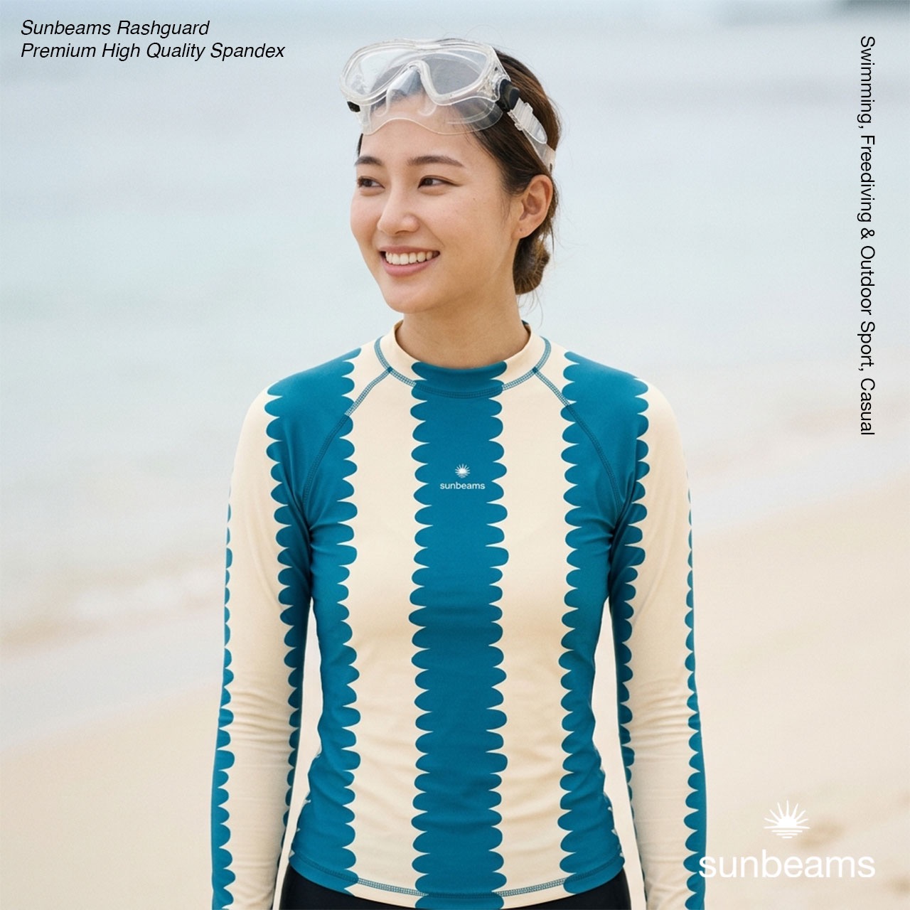 Rashguard Blue Shorelines