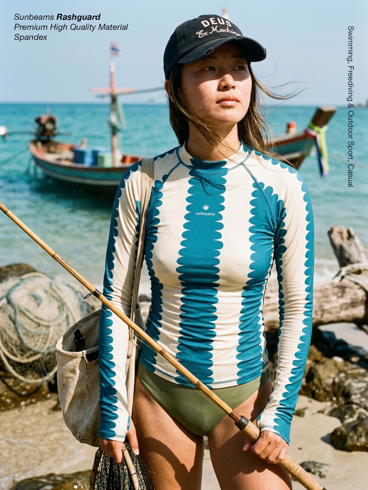 Rashguard Blue Shorelines