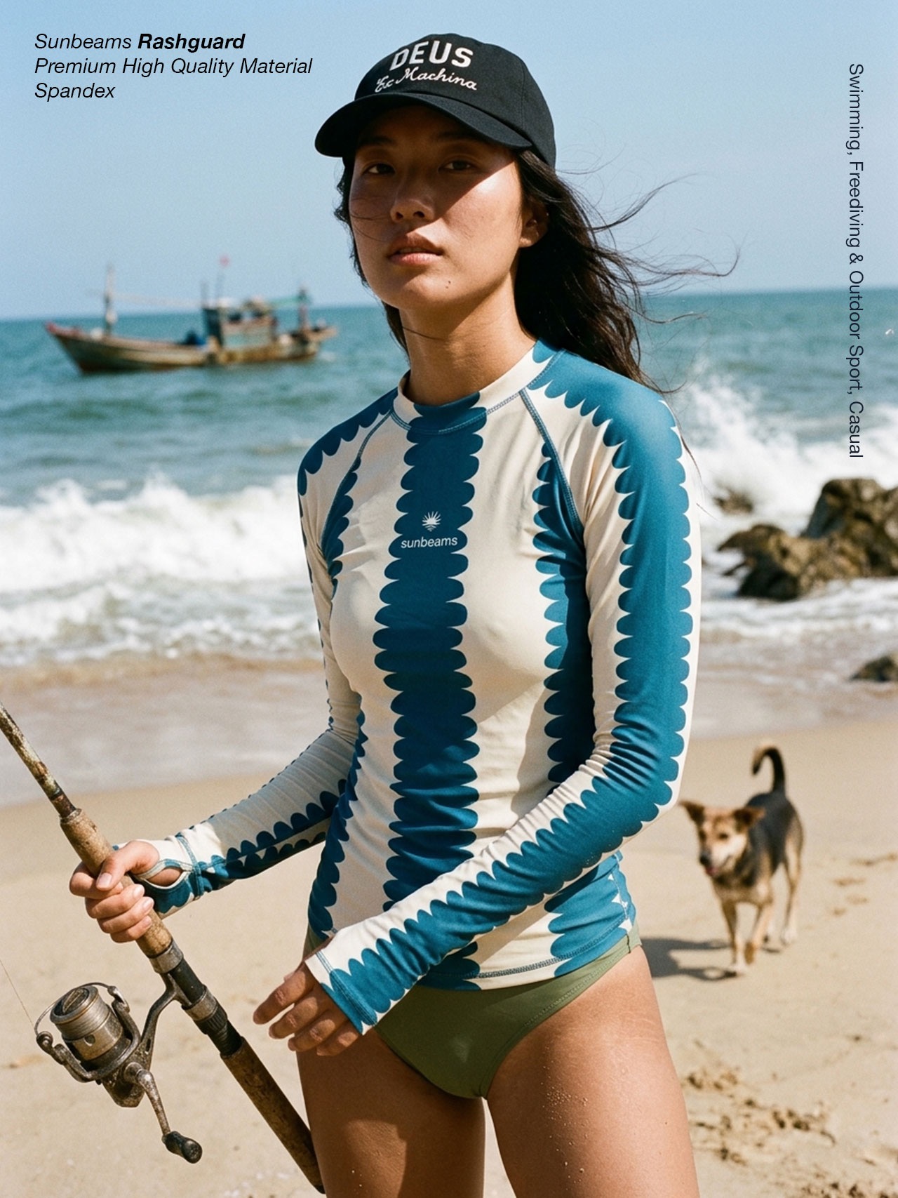 Rashguard Blue Shorelines