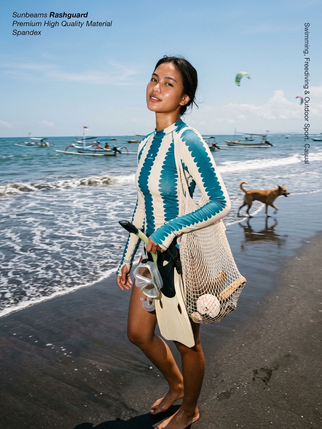 Rashguard Blue Shorelines