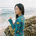 Rashguard Coral Garden Blue