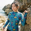 Rashguard Coral Garden Blue