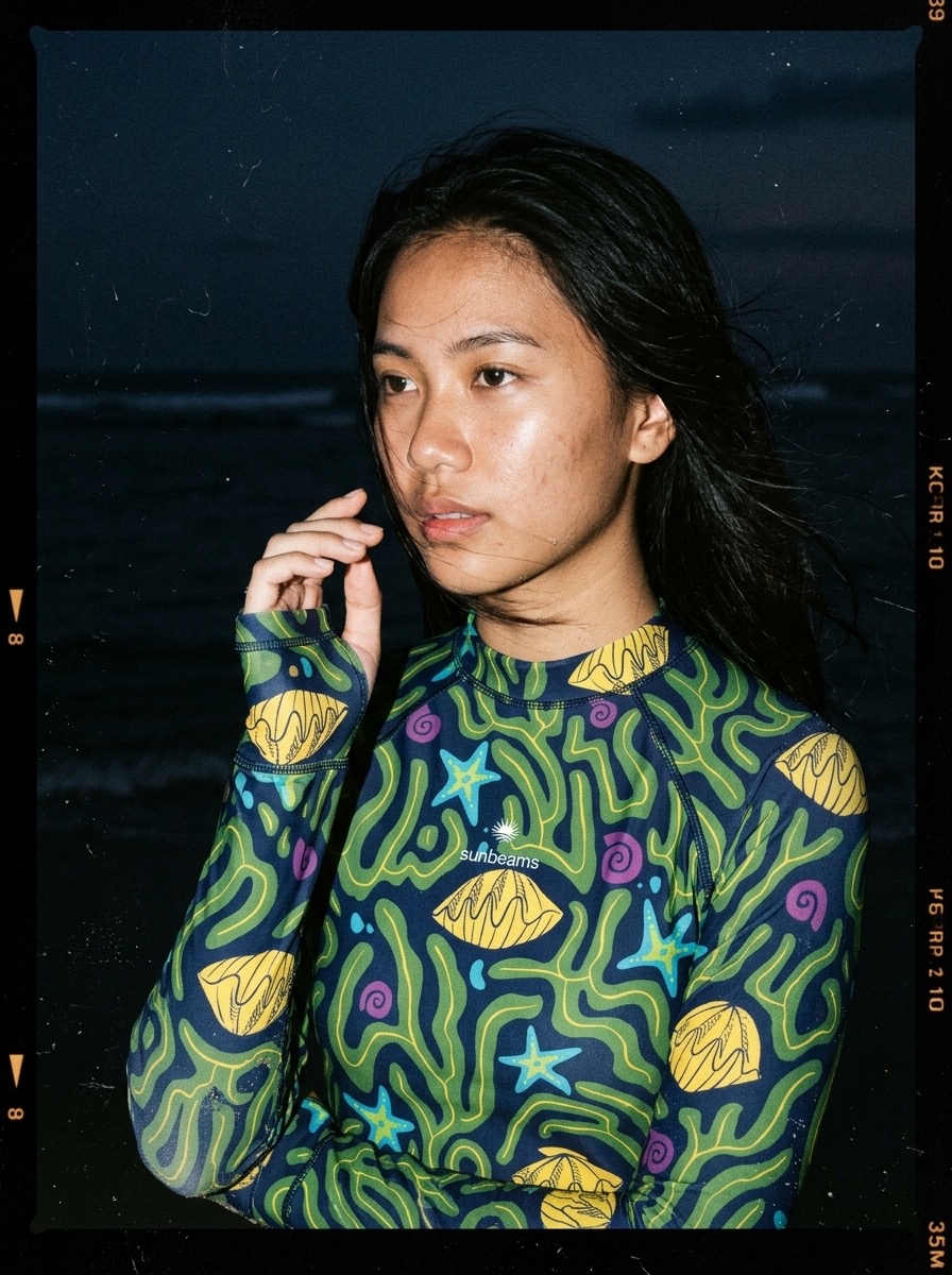 Rashguard Coral Garden Green