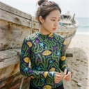 Rashguard Coral Garden Green