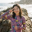 Rashguard Coral Garden Pink
