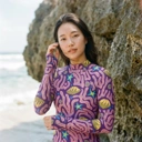 Rashguard Coral Garden Pink