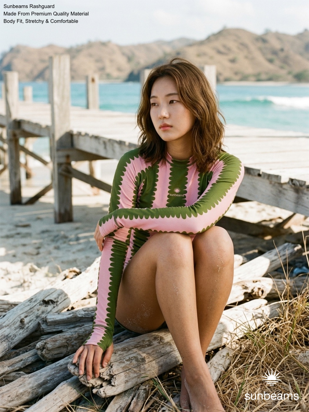 Rashguard Matcha Shorelines