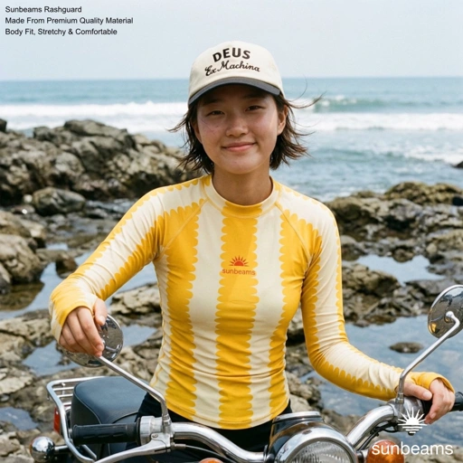 Rashguard Mikado Yellow  Shorelines