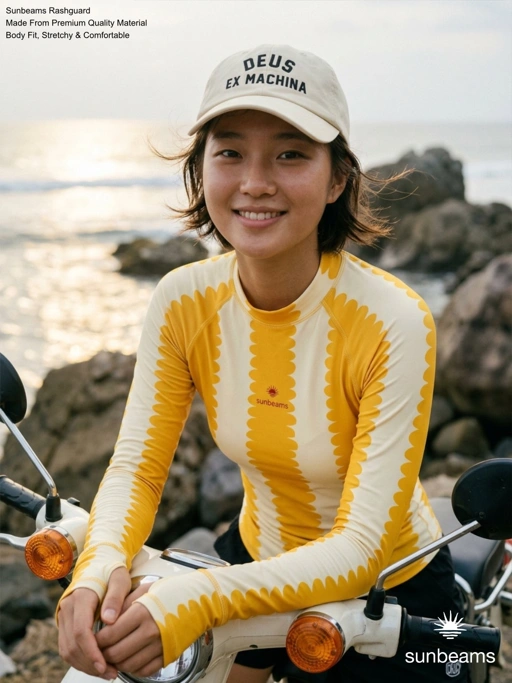 Rashguard Mikado Yellow  Shorelines